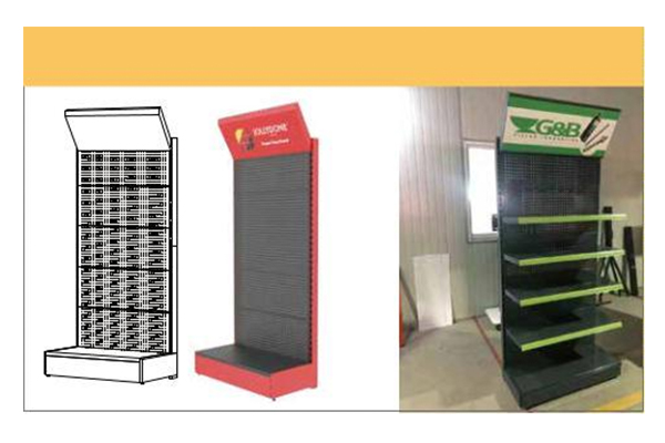 Tool Hardware Display Rack Brand Customization