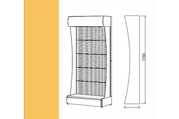 Tool Hardware Display Rack Brand Customization