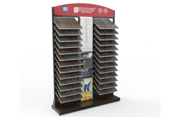 Floor Carpet Display Rack Brand Customization