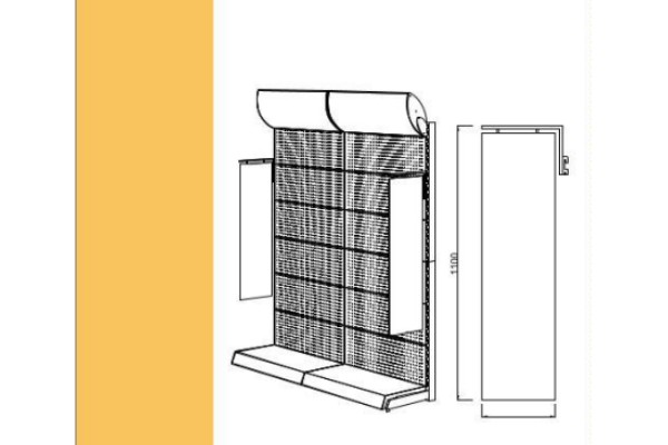 Tool Hardware Display Rack Brand Customization